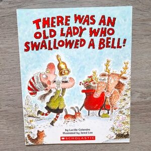 There Was An Old Lady Who Swallowed A Bell Children's Fiction Paperback Book